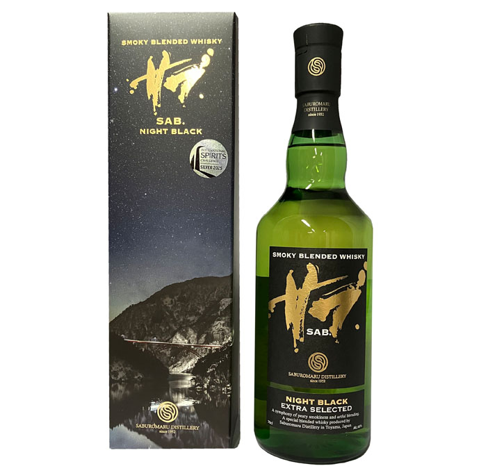 ウイスキー 若鶴酒造 サブ ナイトブラック 箱入 700ml ※数量限定