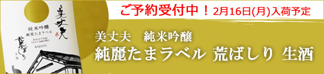 美丈夫　荒ばしり 