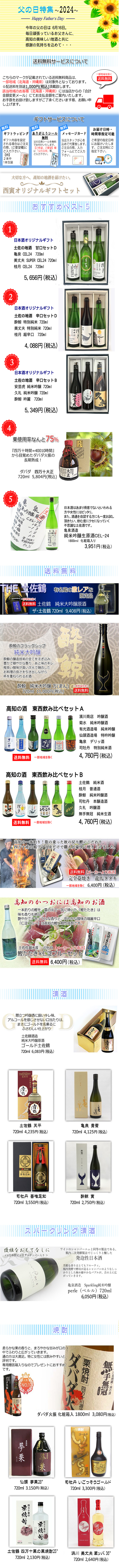 父の日特集