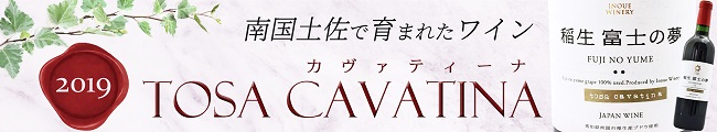 井上ワイナリー TOSA CAVATINA 2019　バナー